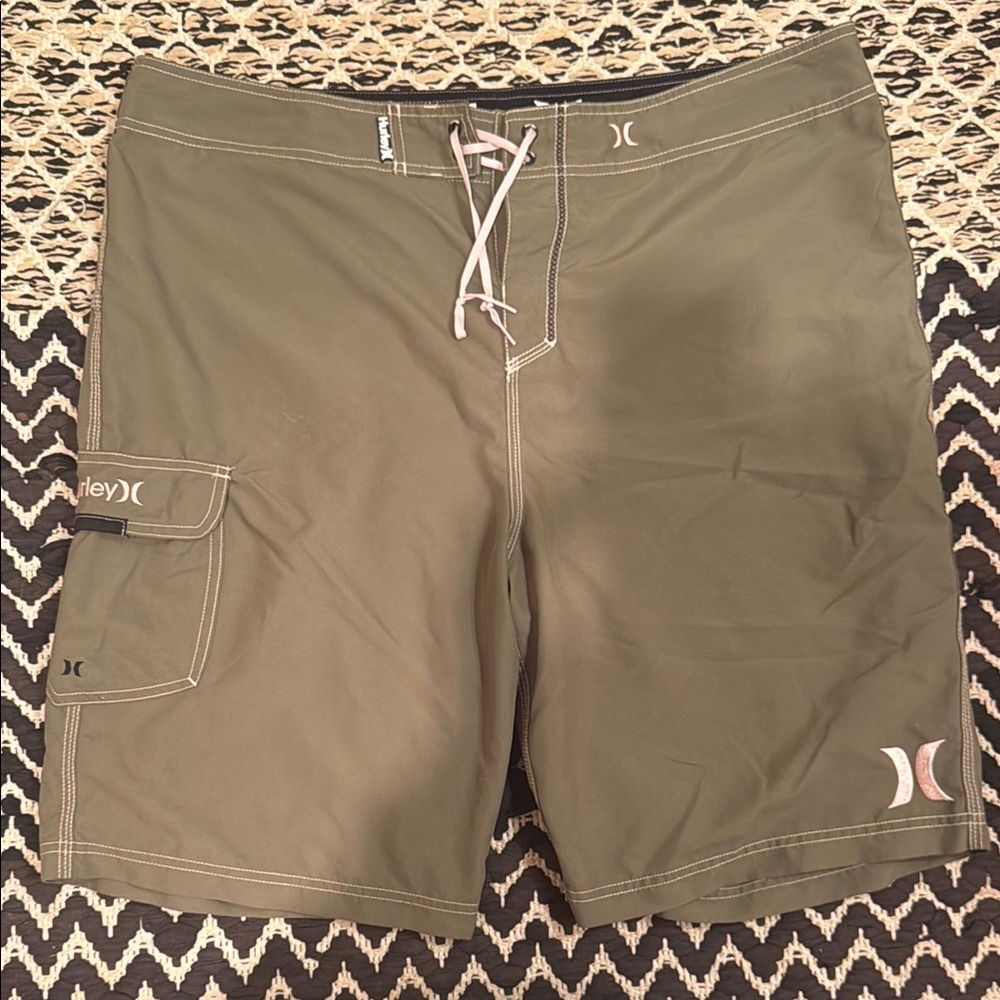Hurley Men's Olive Swim Shorts